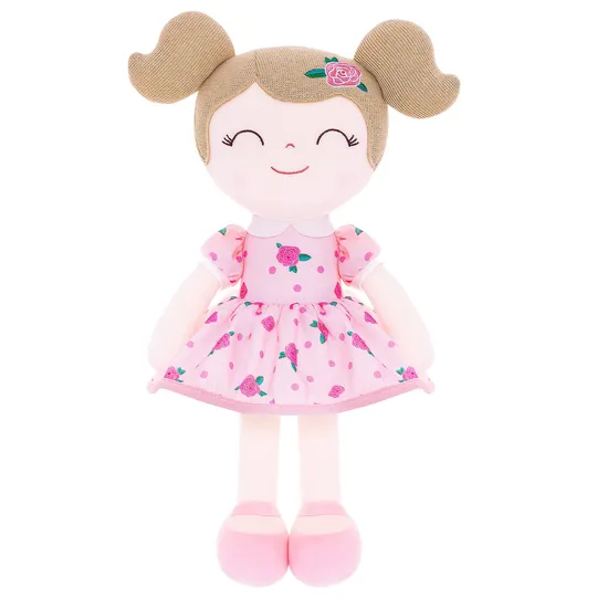 OEM ODM Soft Baby Dolls Stuffed Plush Toy Rag Girl Doll Mu100379 with CE En71 Gcc