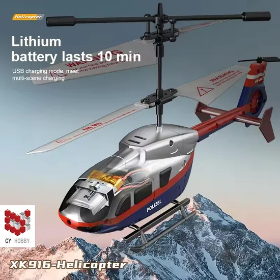 Xk916-X 3.5 Infrared Simulator Height Stability Anti Fall Collision Remote Control Helicopter Children′s Toys