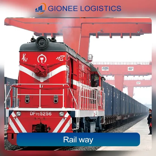 Professional Shipping Agent Railway Cargo Freight Container Door to Door Shipping Service From China to Worldwide