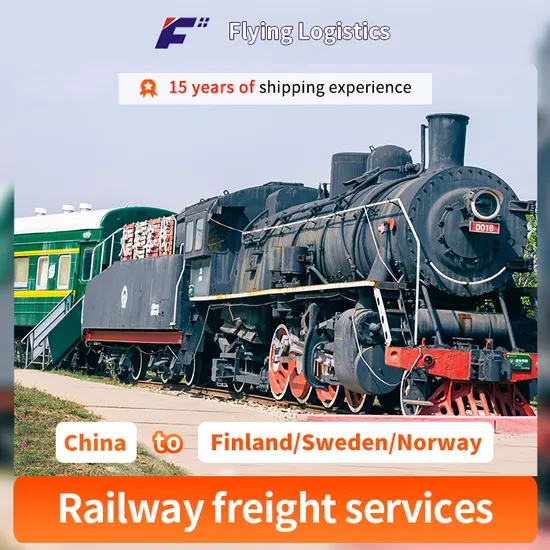 Reliable Railway Freight Forwarder Train Cargo Shipping Service to Finland/Sweden/Norway Railway