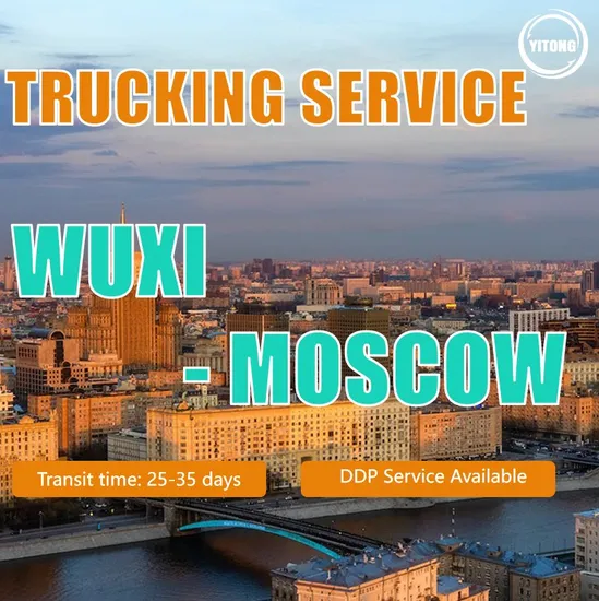 Trucking Companies Shipping to Russia Logistics Russia Shanghai Warehouse Bulk Shipping Broker Taxes Cargo Export Agent From Wuxi to Moscow