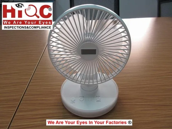 Desktop Fan Inspection/Inspection Service/Factory Audit/Loading Supervision