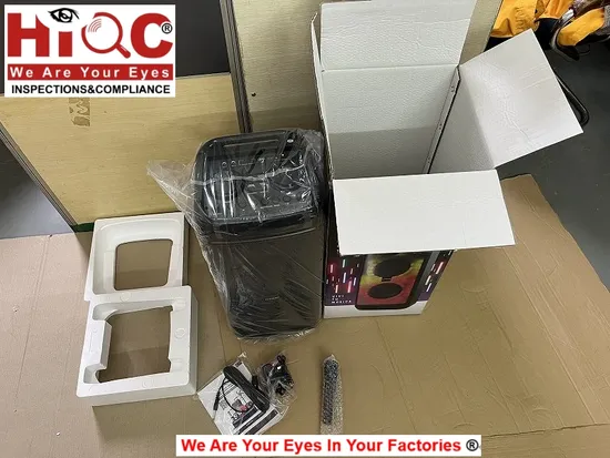 Portable Speaker Inspection/Quality Control Inspection/Pre-Shipment Inspection