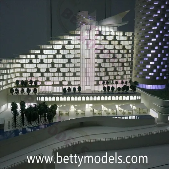 Malta Beach Resort Hotel Architecture Scale Model Custom Building House 3D Models