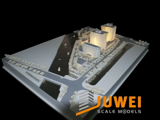 ABS and acrylic Architecture Scale Model Making (JW-104)
