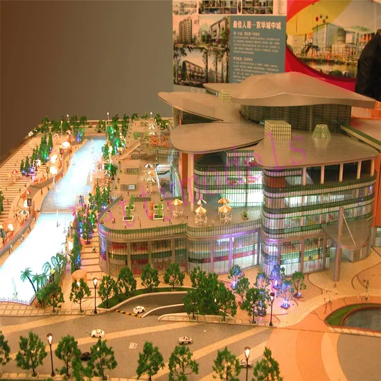 Hotel Architectural Scale Model Maker Custom Shopping Mall Building Physical Model