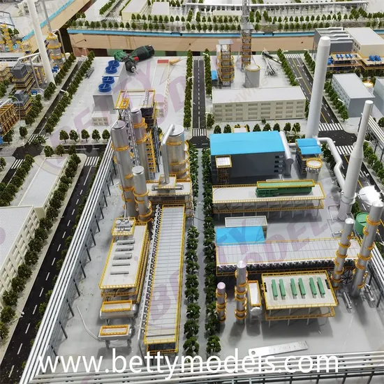 Chemical Plant Sand Table Model Maker Custom Oil Refinery Plan 3D Models