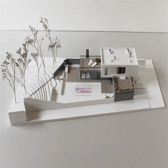 Exquisite Modern Stylish House Scale Model Making Custom Villa Physical Building Model