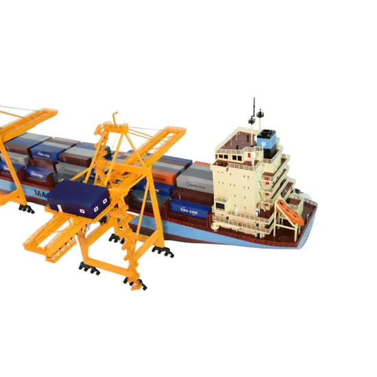 Factory Custom Container Ship Scale Model Cargo Carrier Vessel 3D Physical Model