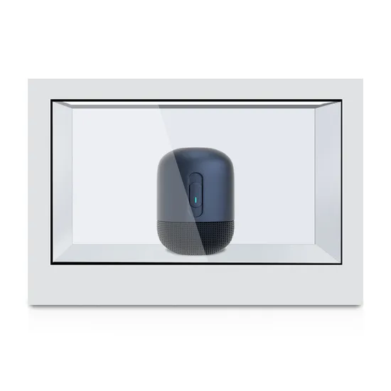 32 Inch 3D Transparent Display Cabinet LCD Display Touch Screen Media Player Digital Signage