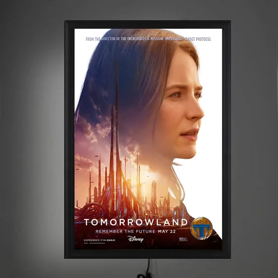16X24 24X36 27X40 LED Poster Frame Black LED Light Box Art Prints LED Light Box Frame