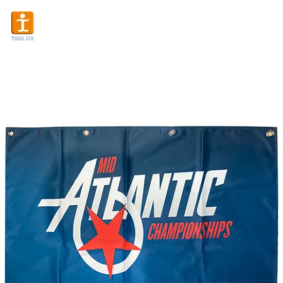 Hot Sale Heat Transfer Polyester Fabric Banner Flag