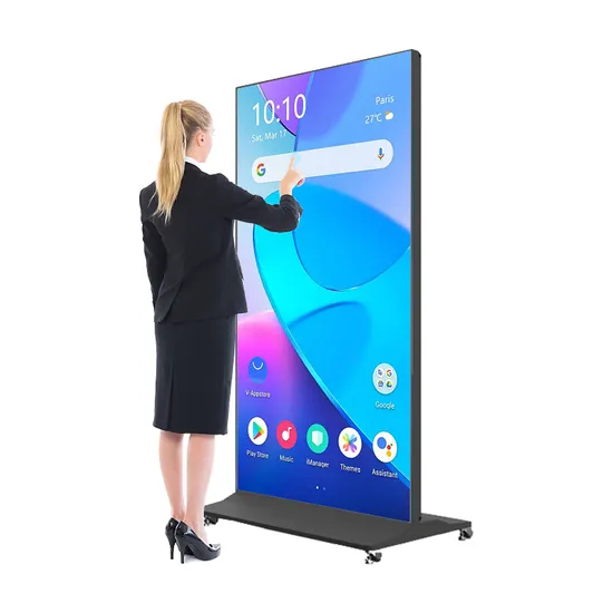 Indoor 78 86 98 Inch 4K Full HD TFT Back Light LCD Touch Screen Digital Signage Cms LCD Advertising Display