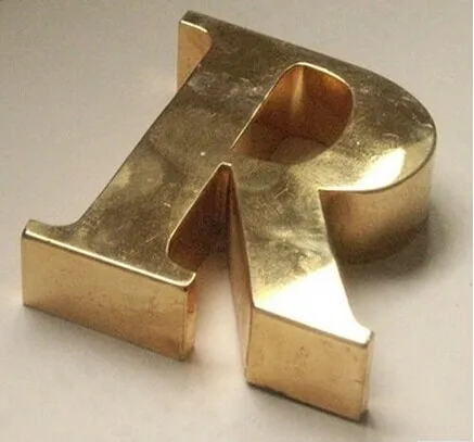 Built up 3D Metal Stainless Steel Fabricated Letter Antique Solid Word