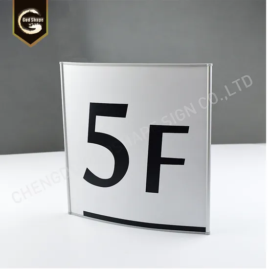 8 in. X 2 1/4 in. Office Door Wall Nameplate Sign Frame