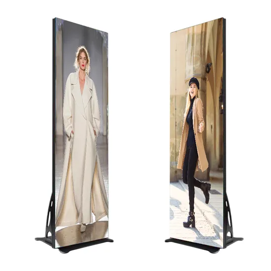 LED Poster Video P1.86 P2 P2.5 P3.076 LED Display Floor Standing Digital Signage Indoor Advertising Screen LED Poster