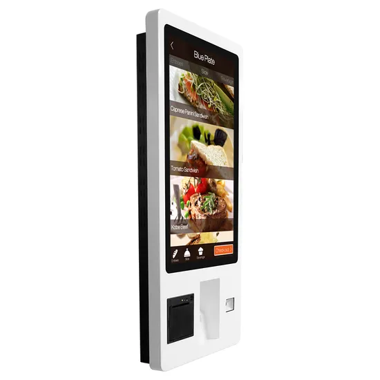 22-Inch Large IPS Liquid Crystal HD Classy Cash Dispense EMV Card Reader Food Self-Service Kiosk