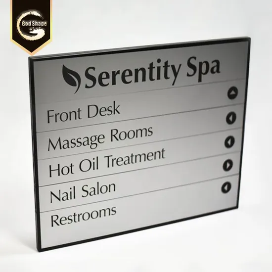 Sign Material Aluminum Profile Composite Panel Wayfinding Signs