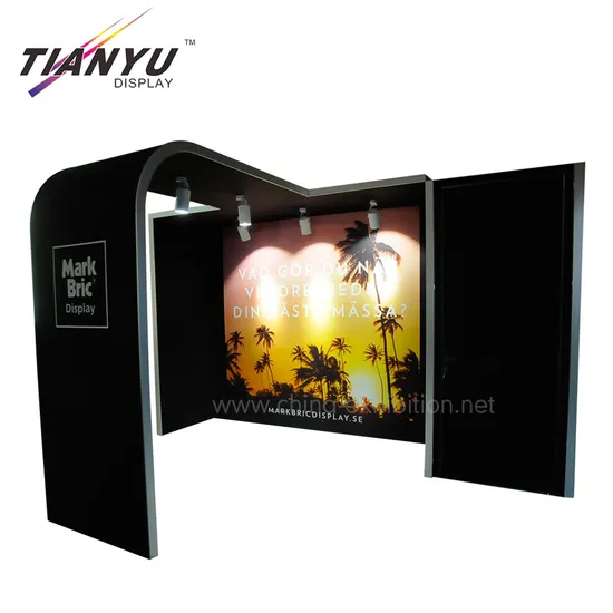 3X3 Size Portable Design Standard Aluminium Retail Partition Walls Modern Shell Panel Exhibition Booth Stand