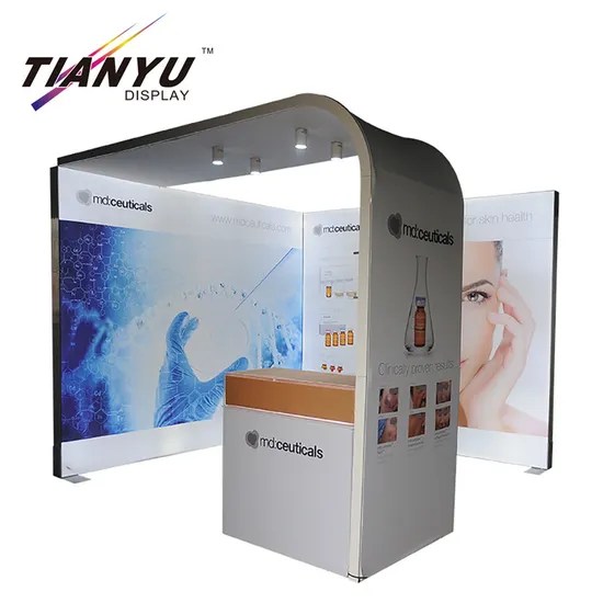Modern Display Stand with LED Light for Trade Show 10X10FT