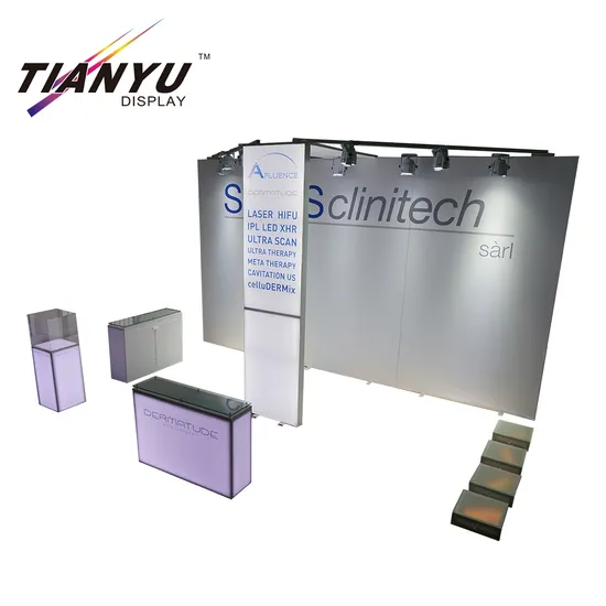China Wholesale Exhibition Booth Tension Fabric Trade Show Folding Booth