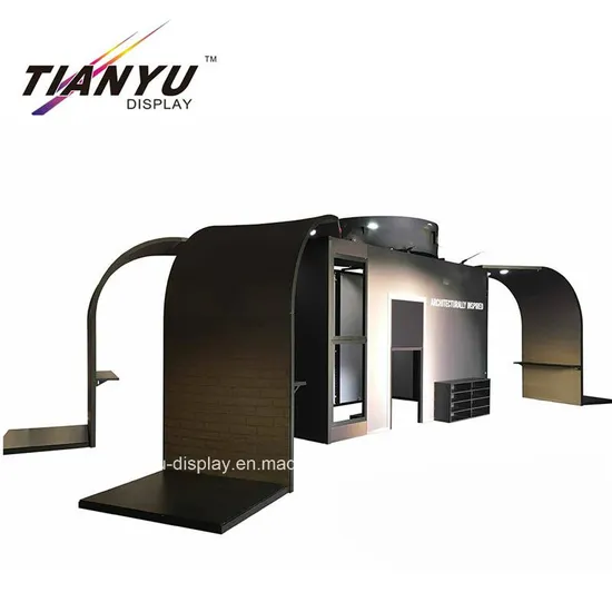 Portable 20X30 Arch Exhibition Booth Design Expo Stands with Cabinets