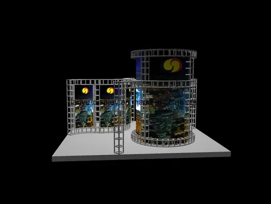 Aluminum Customized Round Truss Displays/Booths/Exhibit Booths
