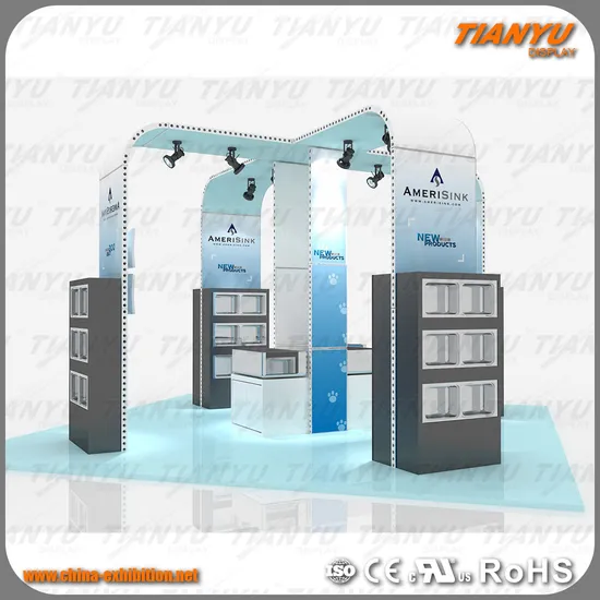 10X10FT Modern Standard Trade Show Exhibition Booth for Expo