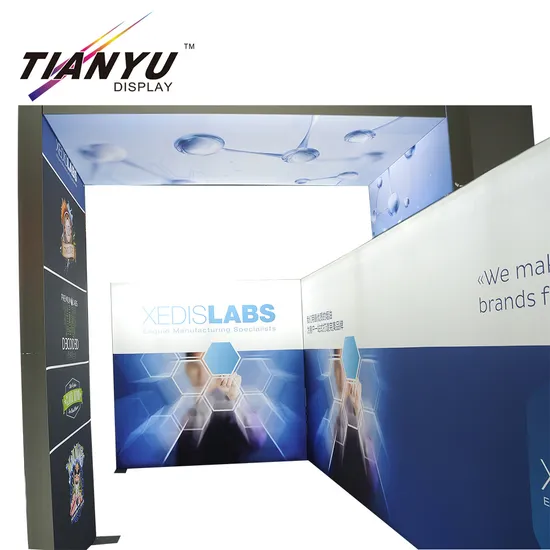 Customized Fast Assemble Aluminum Frame Trade Fair Booth
