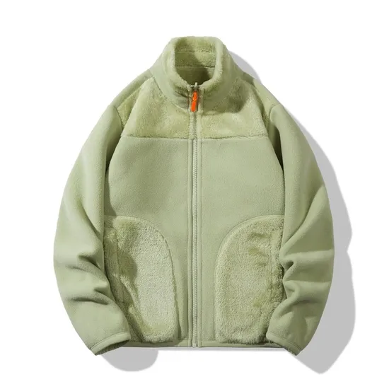 New Product Reversible Fleece Jacket Women Thickened Shaker Sweater Coat Agent