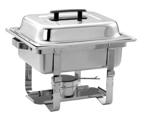 Shenone Hotel Hydraulic Equipment Unique Glass Lid Buffet Warmer Serving Dish