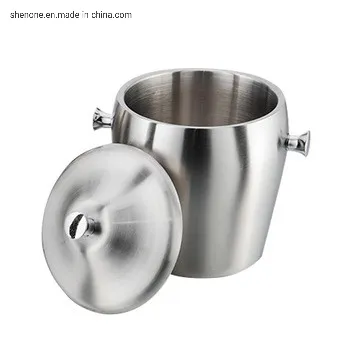 Shenone 201 Stainless Steel Double Wall Stainless Steel Wine Ice Bucket