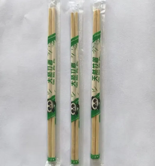 China Popular Product High Quality Bamboo Round Chopsticks for Camping