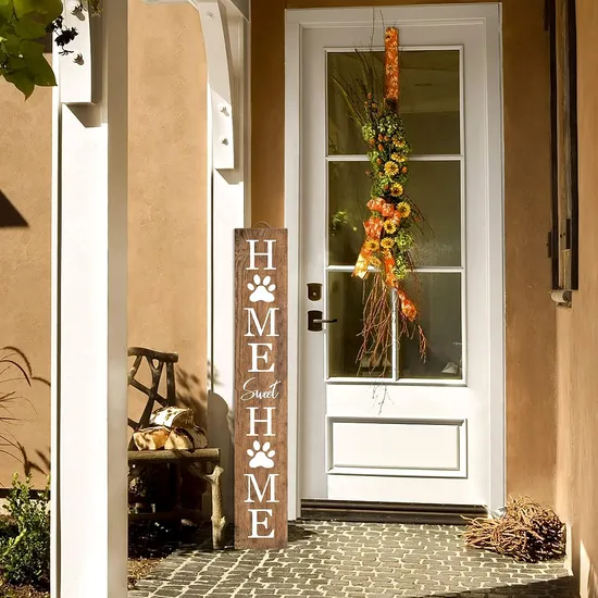 47.2"X7.8" Welcome Sign for Cat Dog Sign