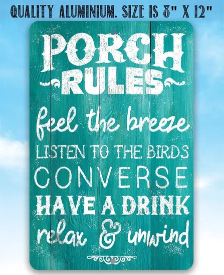 Backyard and Garden Porch Decor