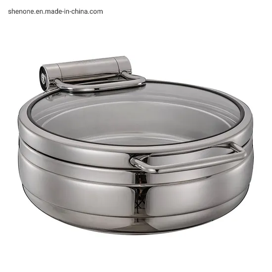Shenone Hotel Wholesale Hotel Supplier Buffet Roll Top Chaffing Dishes Stainless Steel Chafing Dish