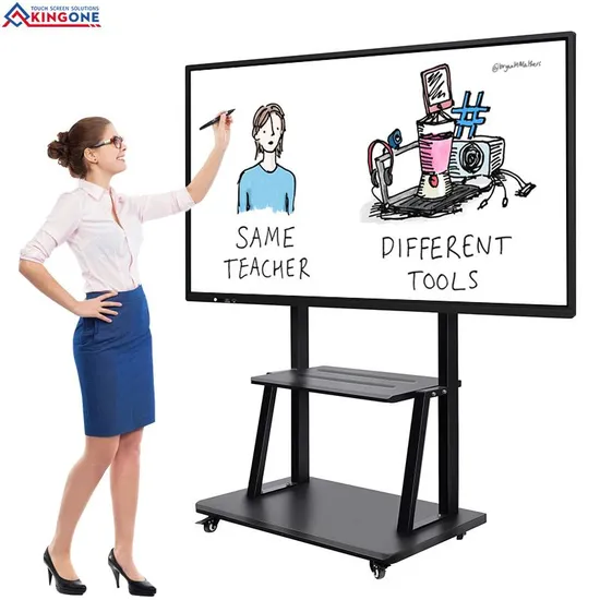 High Quality 55 65 75 86 98 Inch Big Size Capacitive Touch Interactive Whiteboard Electronic Interactive Whiteboard
