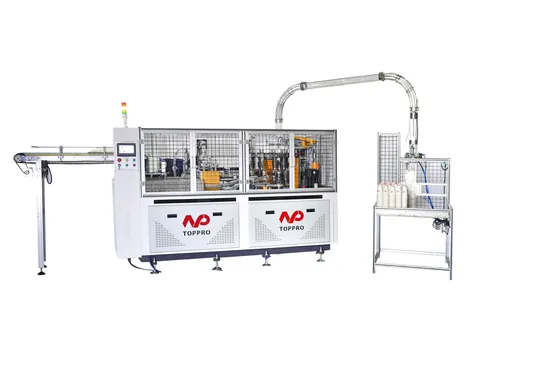2024 New Design Price Machine Manufacture Paper Cups with Handle Making Machines Nice Price and Cost-Effective Produced by Toppro