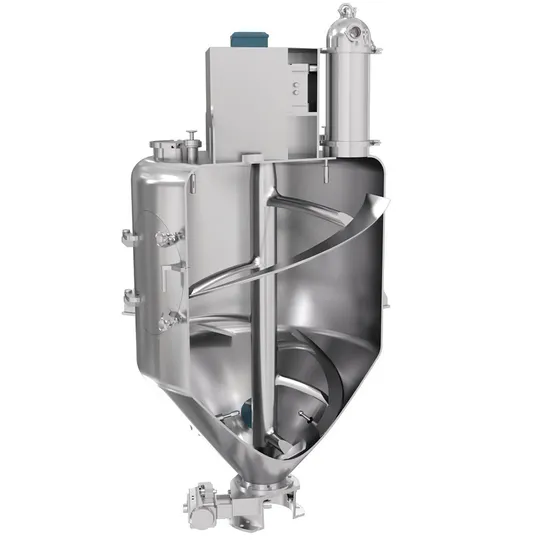 High Efficiency Vertical Paddle Blender for Heat Sensitive Product