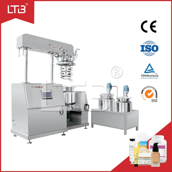LTB Machinery Cream Toothpaste Ointment Vacuum Emulsifying Making Equipment Mixing Machine Tank Cosmetics Emulsifier Mixer Homogenizer