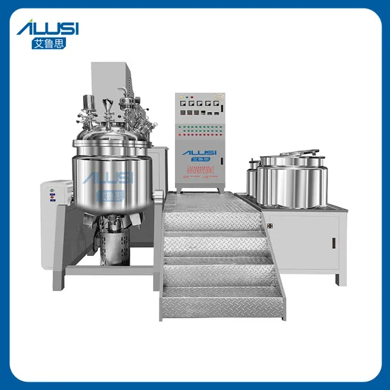 High Pressure Homogeneous Mixing Equipment Penis Enlargement Cream Vacuum Homogenizer Mixer Machine