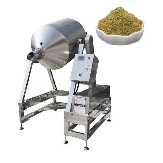 Commercial Stainless Steel Flavoring Seasoning Ingredient Drum Mixer Blender Machine for Mixing Milk Powder Spice