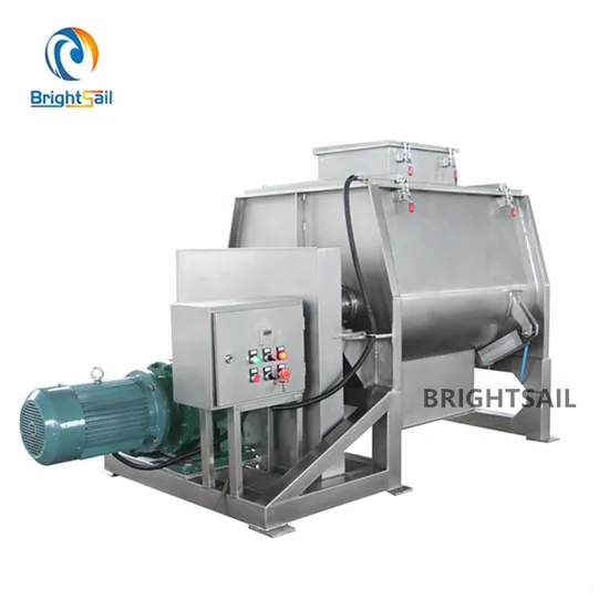 Dry Powder Mixer Double Shaft Paddle Mixer Horizontal Powder Blender From Brightsail