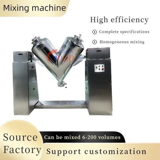 Stainless Steel Food V Blender Powder Mixing Machine for Sale 500L Dry Powder Mixer Equipment Industrial Blender Machine