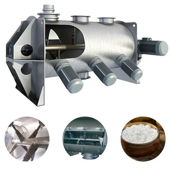 Reliable Spiral Blending System for Effortless Powder Mixing