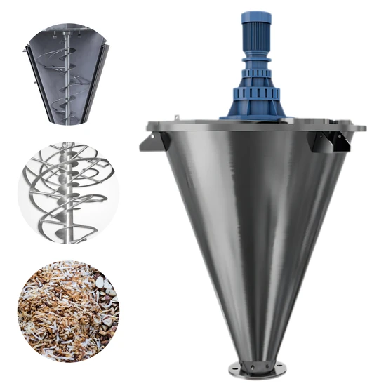 Advanced Spiral Homogenizer for Effortless Twin Strip Blending