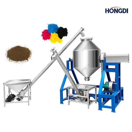 Double Cone Food Seasoning Salt Black Pepper Instant Powder 400kg Mixer Equipment