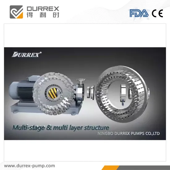 Industry Leading Homogeneous Emulsion Pump