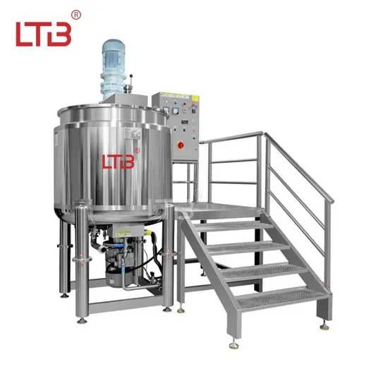 LTB High Quality 3000L 4000L 5000L 6000L Liquid Soap Shampoo Making Agitator Automatic Body Wash Detergent Mixer Mouthwash Cleanser Mixing Tank