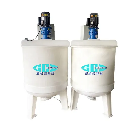 Anti Corrosion PP PE PVC Reactor Plastic Mixing Tank Vertical Acid Toilet Cleaner Blending Tank Polypropylene Vessel